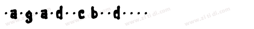 vanguardtpc bold字体转换
